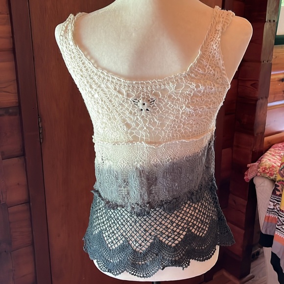 2 Pcs Extra Small Le chateau Vest America Eagle Crochet Tank - Picture 7 of 12